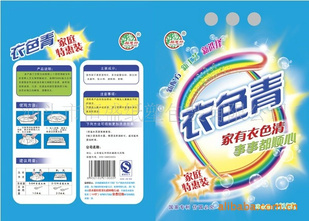 洗衣粉与洗衣液包装袋 日用洗涤化妆品的包装设计解析